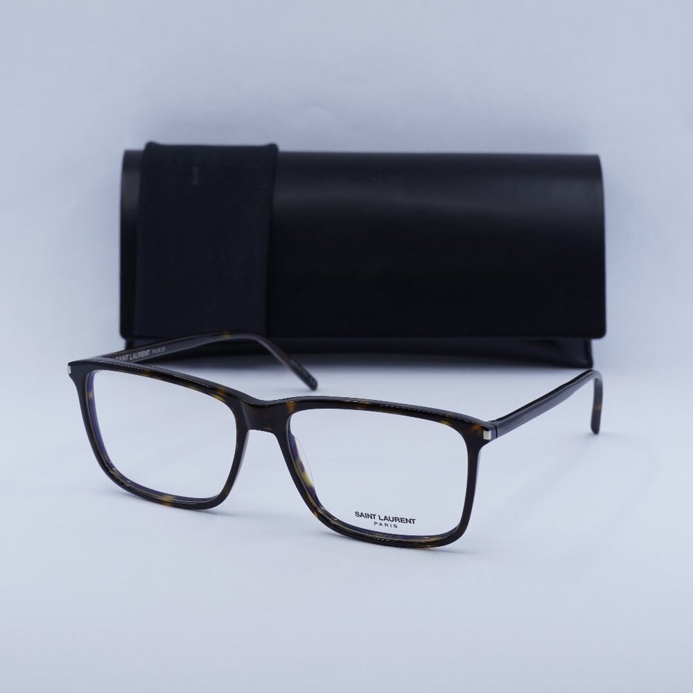 Final Price! Saint Laurent SL454 005 Havana Eyeglasses 59mm